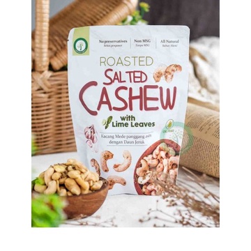 ROASTED SALTED CASHEW WITH LIME LEAVES - ORIGINAL 150GR