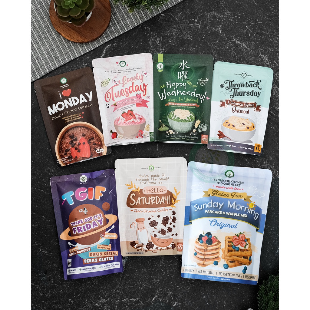 BUNDLING ONE WEEK BREAKFAST - 7 DAY BREAKFAST WITH GLUTEN FREE PANCAKE