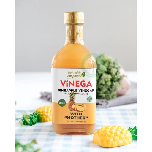 DEHEALTH SUPPLIES - PINEAPPLE VINEGAR 500ML BOTOL KACA