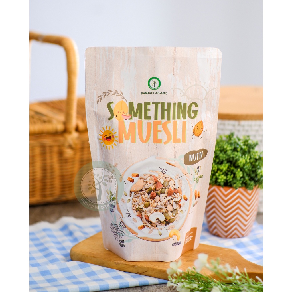 SOMETHING MUESLI NUTTY 500GR