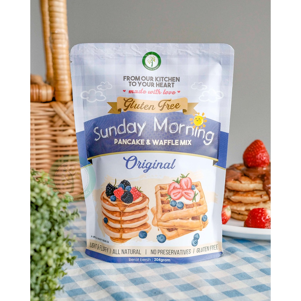 GLUTEN FREE SUNDAY MORNING PANCAKE AND WAFFLE MIX - ORIGINAL 204GR