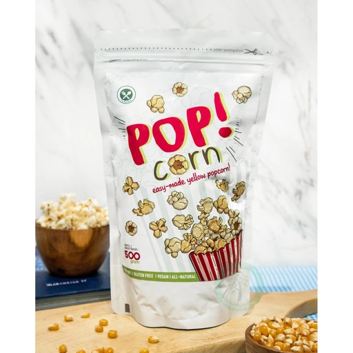 Image of POP CORN - EASY MADE NON GMO YELLOW POPCORN 500GR