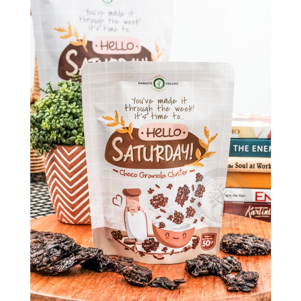 HELLO SATURDAY - CHOCO GRANOLA CLUSTER 50GR