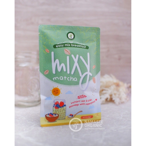 Image of MIXY OAT CHIA PUDDING PREMIX - MATCHA 55GR