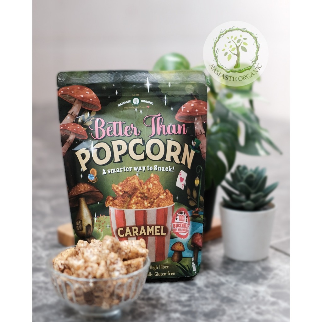 BETTER THAN POPCORN - CRISPY BUCKWHEAT WITH CARAMEL 50GR