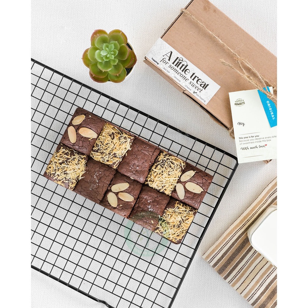 BROWNIE FUDGE GLUTEN FREE 10X20CM - MIX