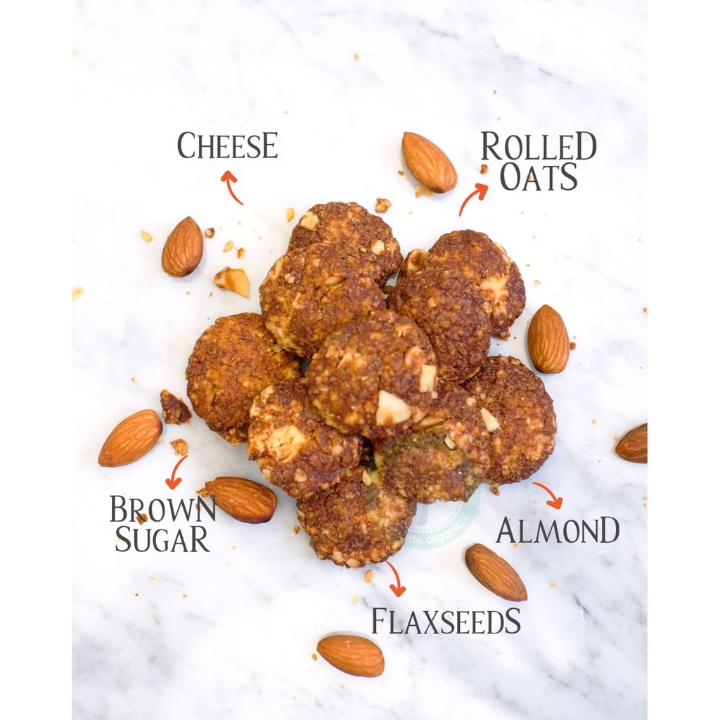 BROWN SUGAR ALMOND CHEESE COOKIES 100GR