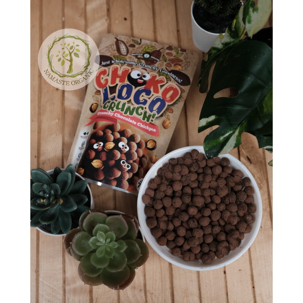 CHOKO LOCO - CRUNCHY CHOCOLATE CHICKPEAS CEREAL BITES 75GR