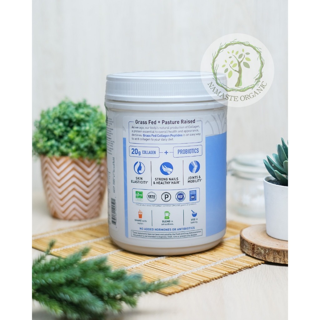 GARDEN OF LIFE - GRASS FED COLLAGEN PEPTIDES UNFLAVORED 280GR