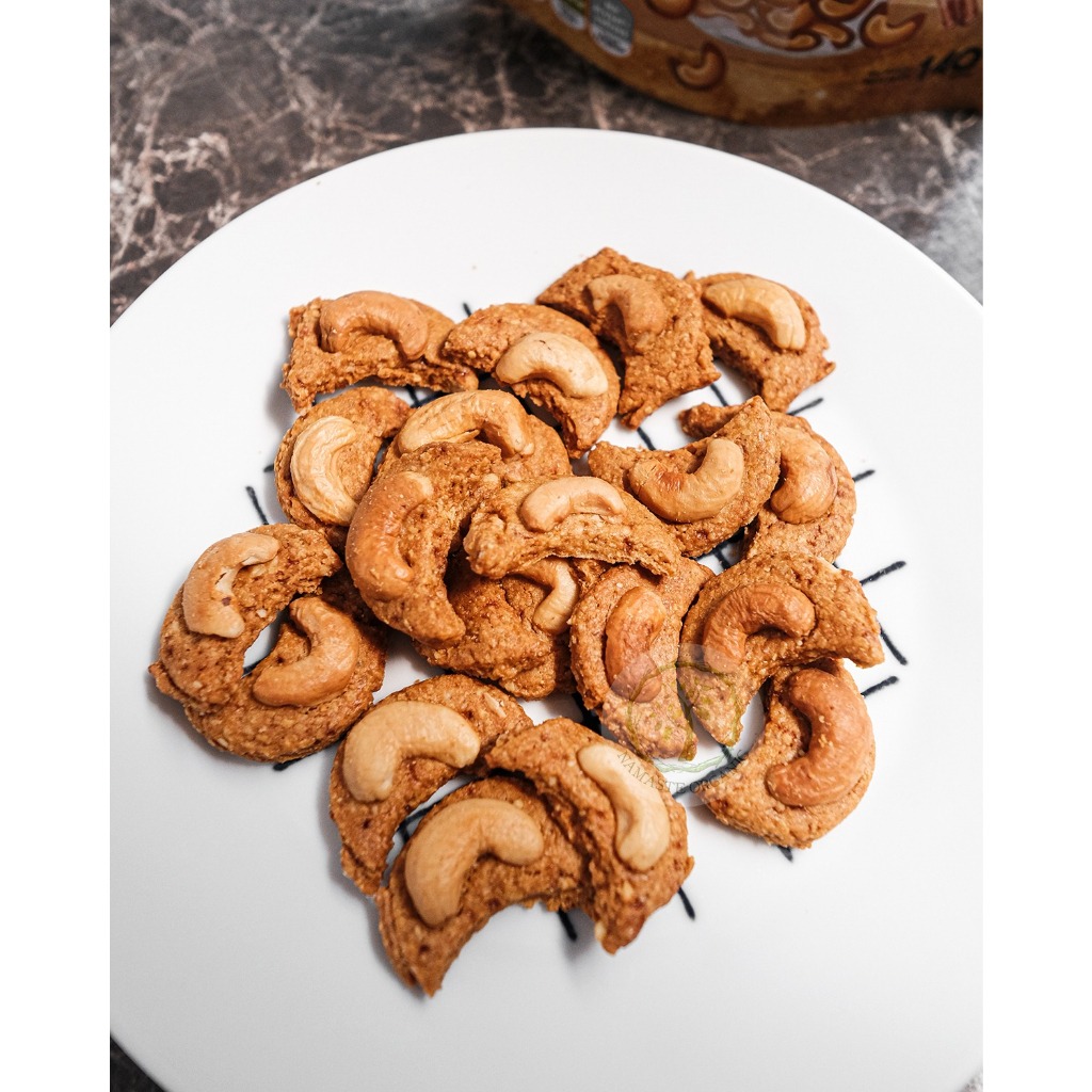 GLUTEN FREE PITMOPEN CASHEW COOKIES - KUE KACANG MEDE 140GR