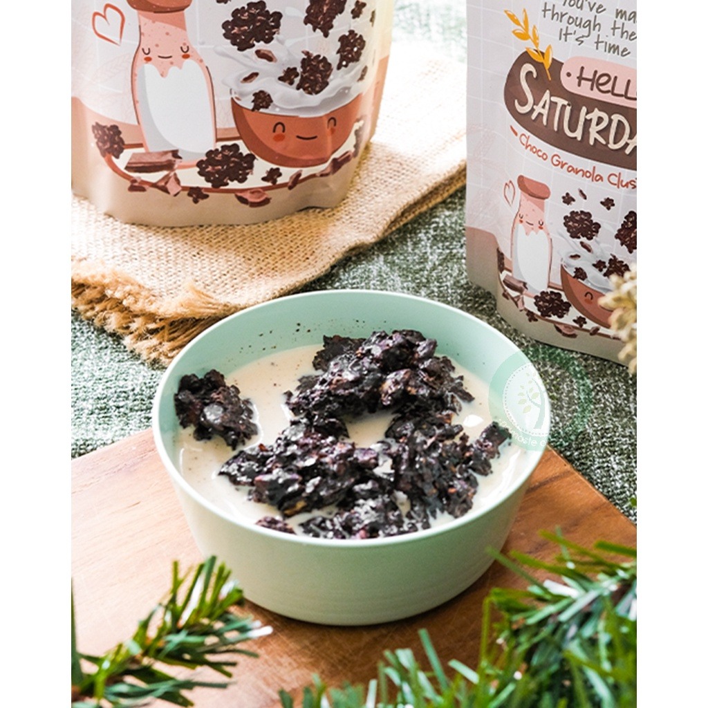 HELLO SATURDAY JUMBO - CHOCO GRANOLA CLUSTER 400GR