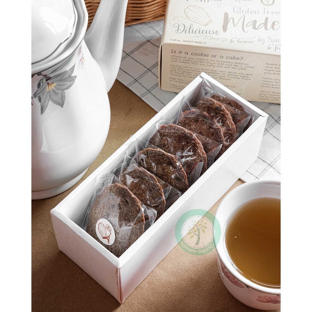 MADELEINE CAKE GLUTEN FREE 6 PCS - CHOCOLATE