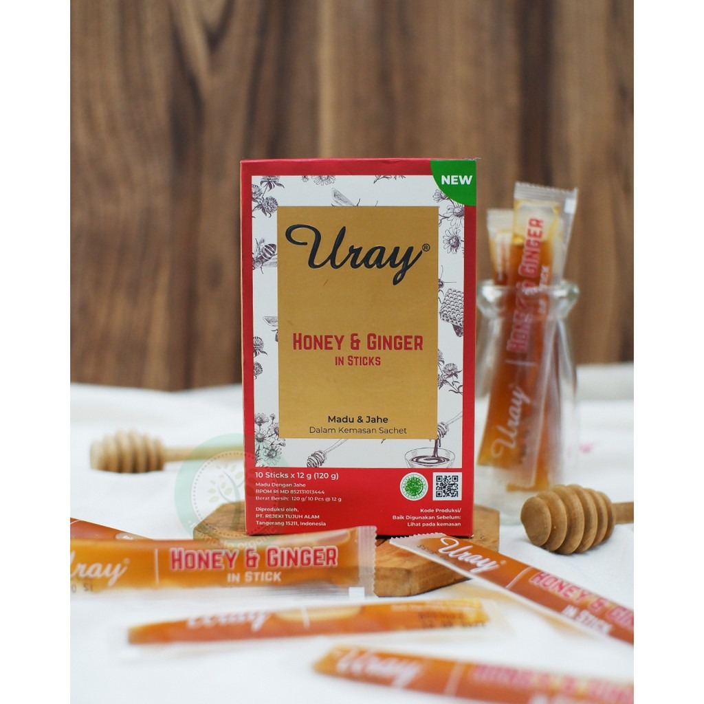 MADU URAY SACHET - HONEY AND GINGER IN STICK 120GR