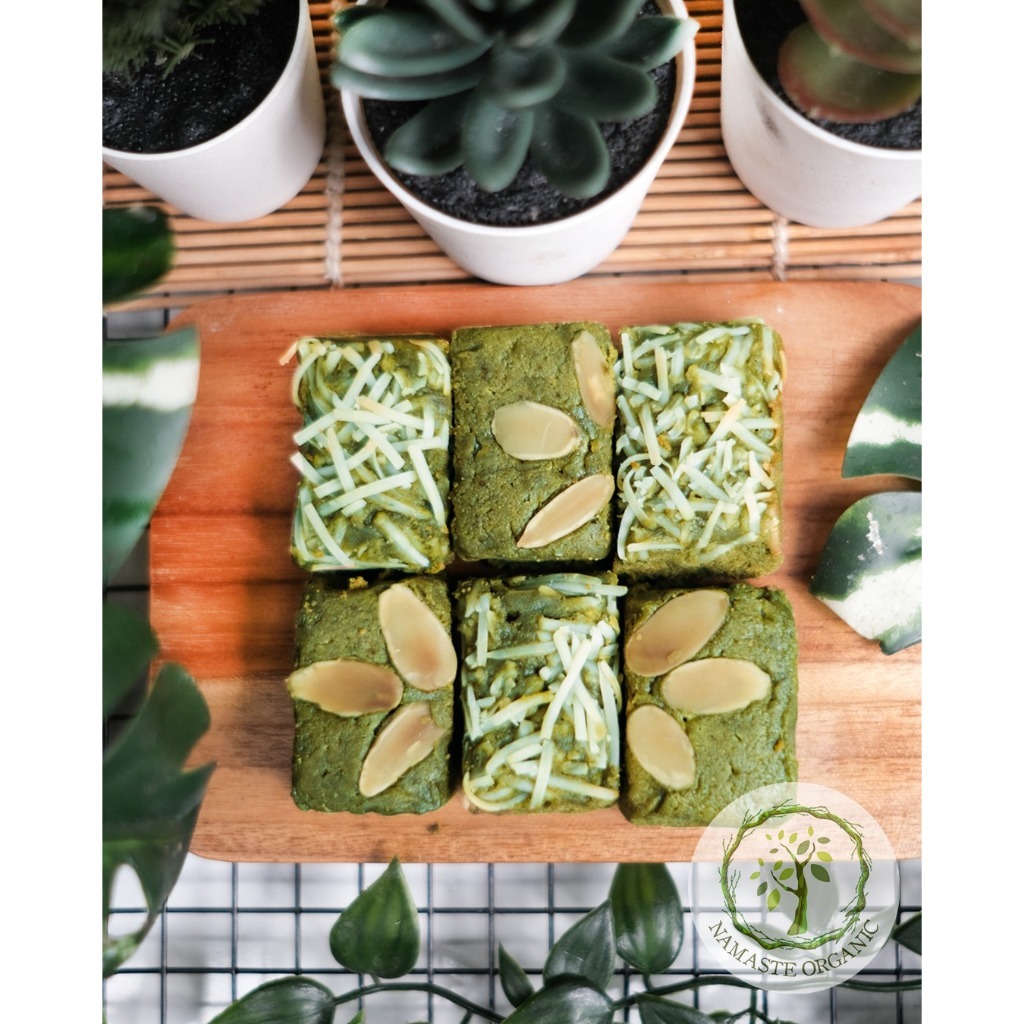 MATCHA BROWNIE FUDGE BITES GLUTEN FREE 125GR - ISI 6 SLICES