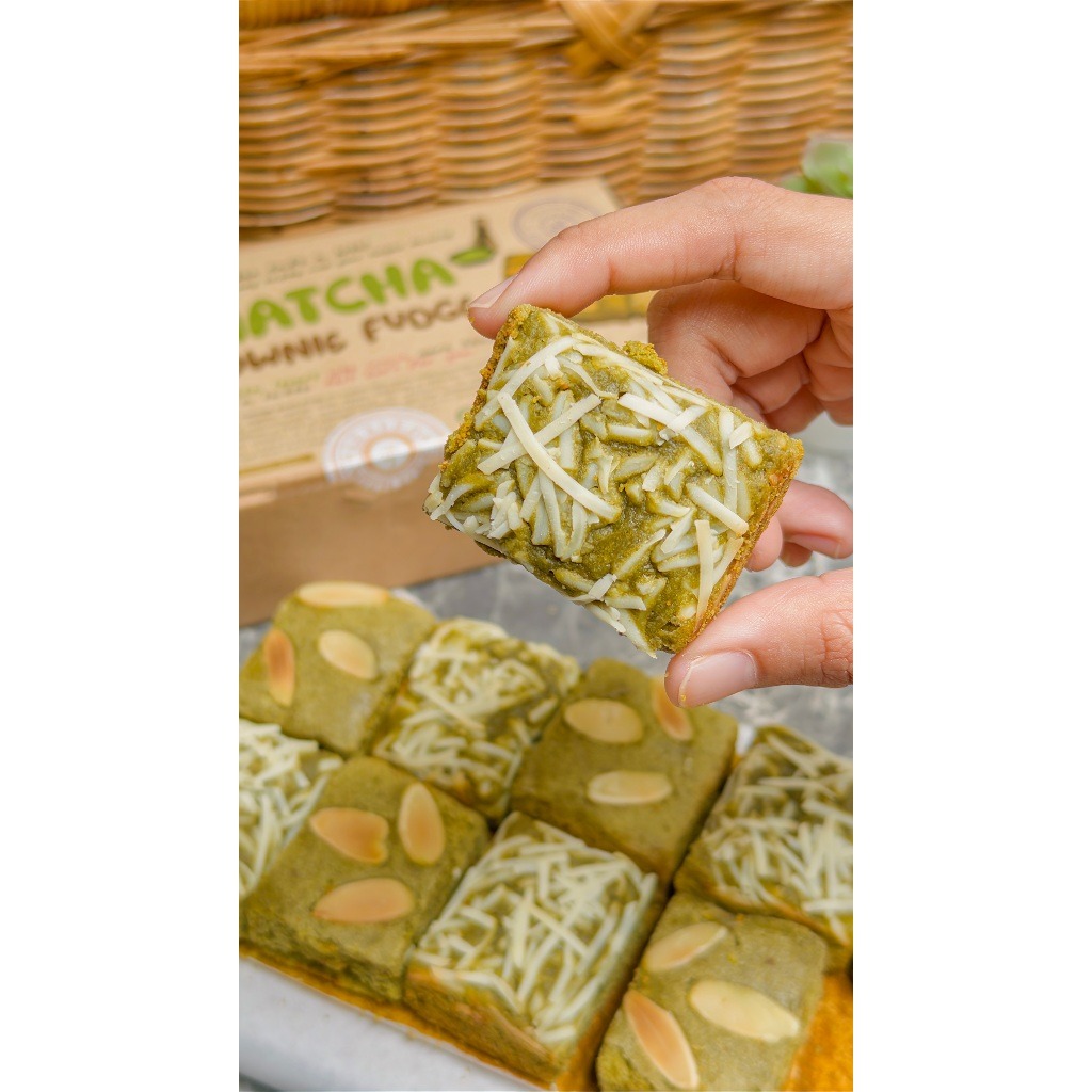 MATCHA BROWNIE FUDGE GLUTEN FREE 10X20CM