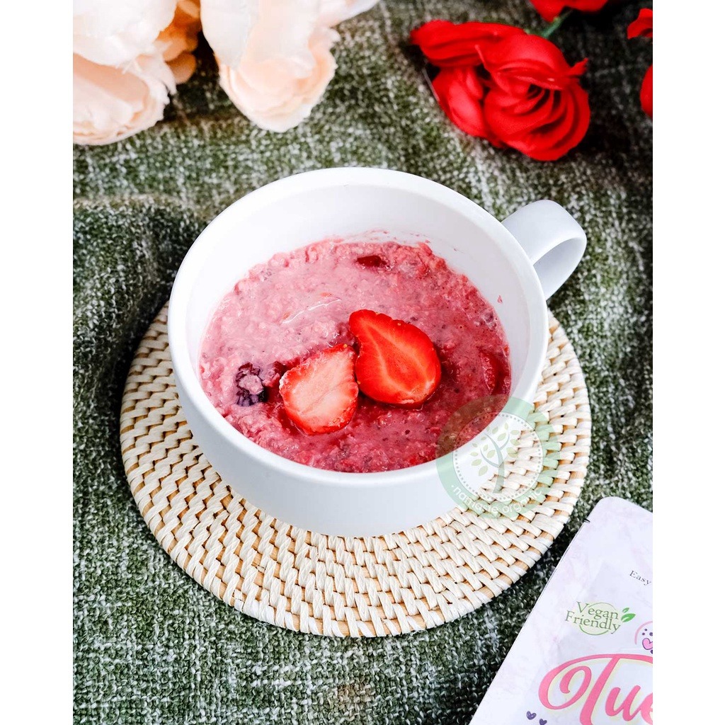 LOVELY TUESDAY - BEET OATMEAL WITH EXTRA DRIED CRANBERRIES 54GR