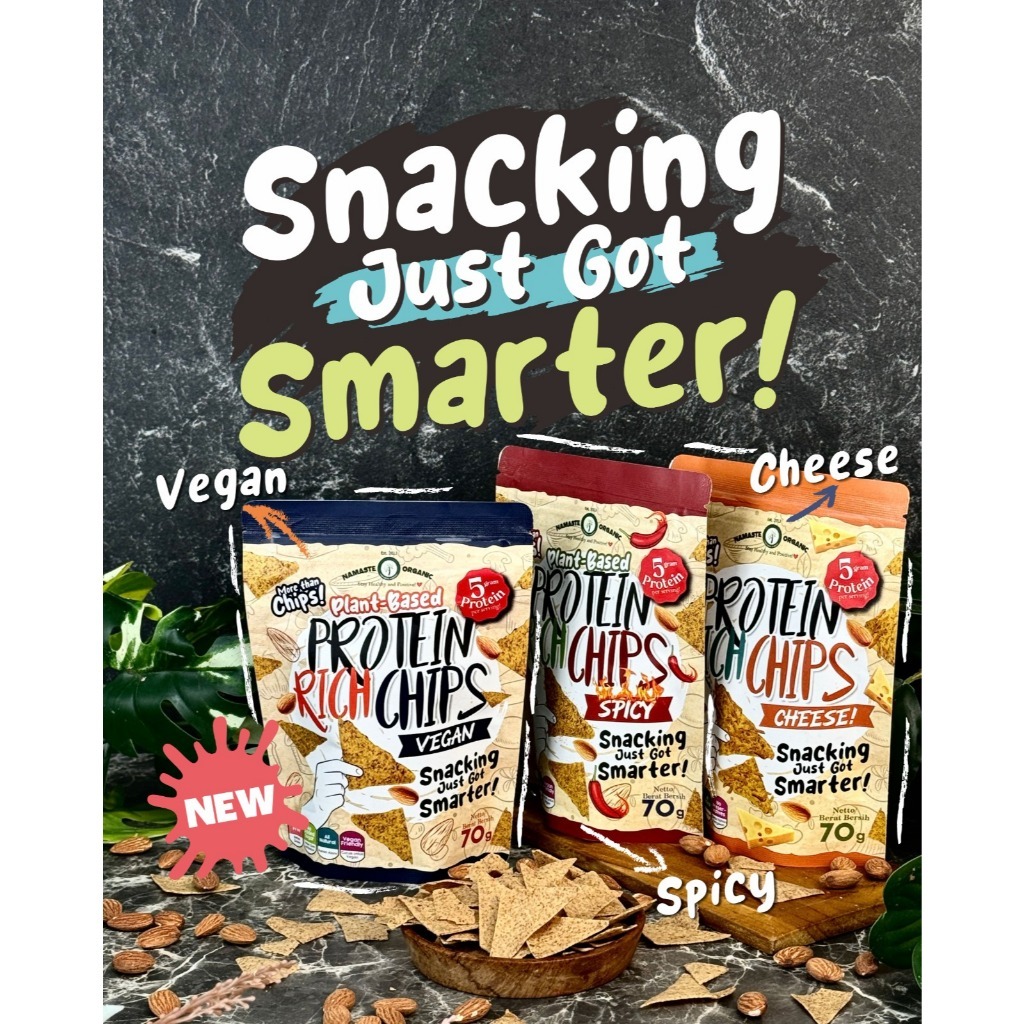 PROTEIN RICH CHIPS - VEGAN ORIGINAL 70GR