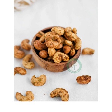 ROASTED SALTED CASHEW WITH LIME LEAVES - SPICY 150GR