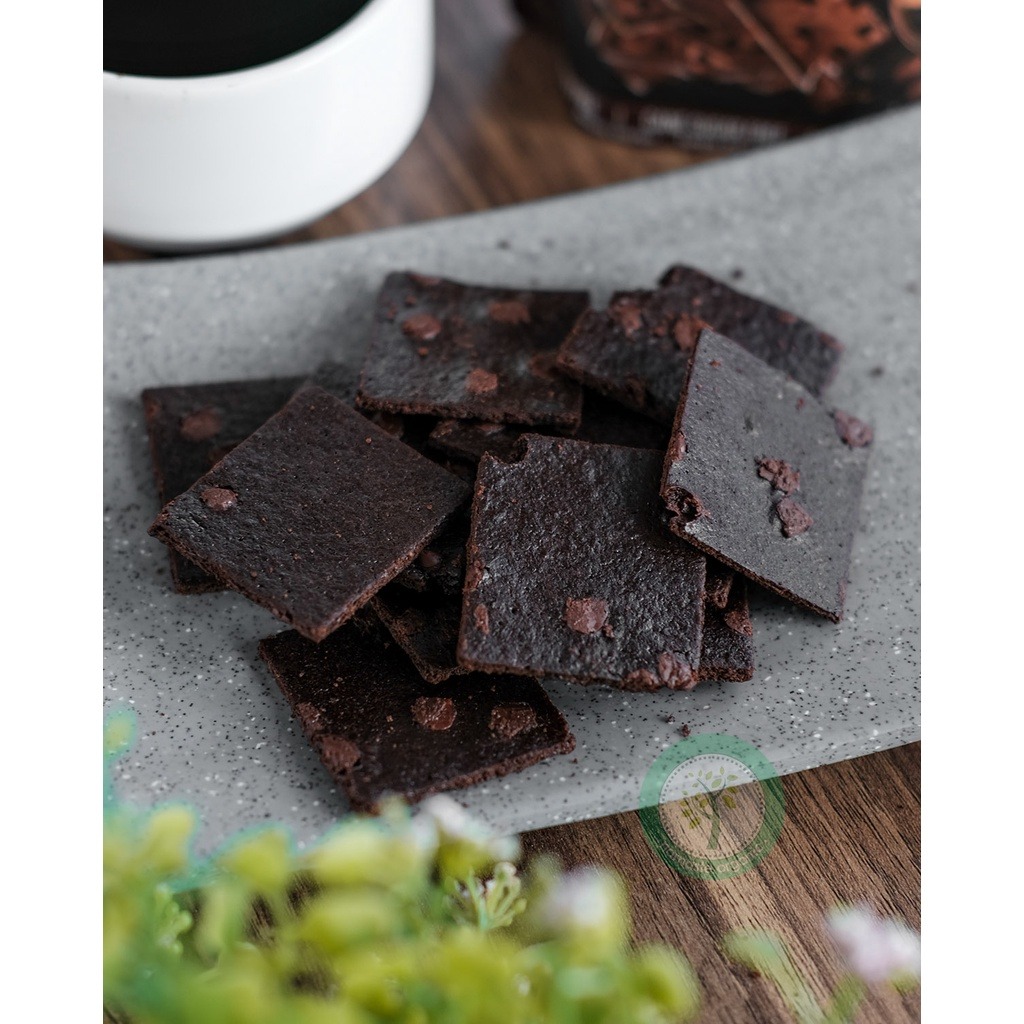 ESPRESSO BROWNIE CRISPS GLUTEN FREE - WITH EXTRA CHOCO CHIPS 90GR