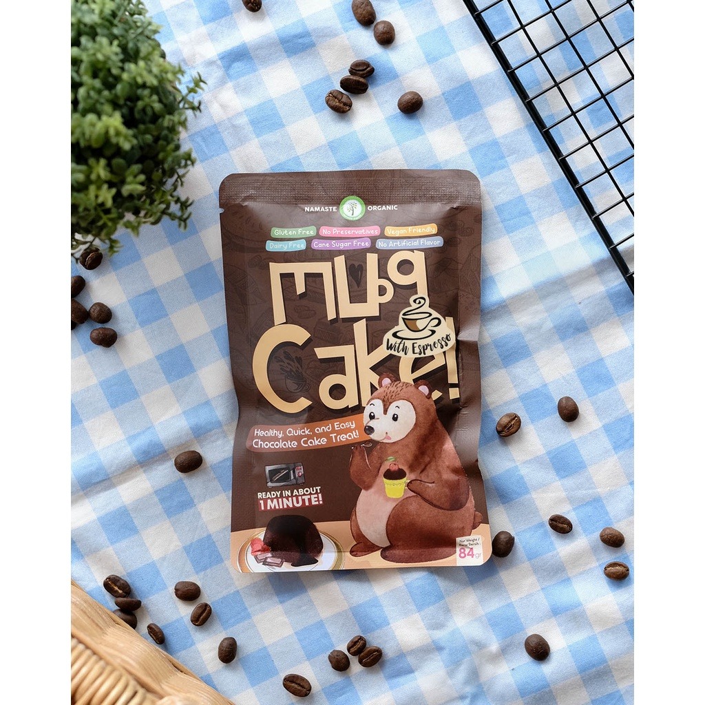 ESPRESSO MUG CAKE - GLUTEN FREE QUICK EASY CHOCOLATE CAKE PREMIX 87GR