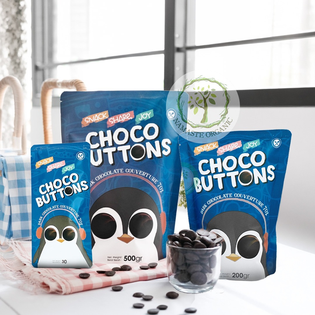 CHOCO BUTTONS - DARK CHOCOLATE COUVERTURE 70 PERSEN