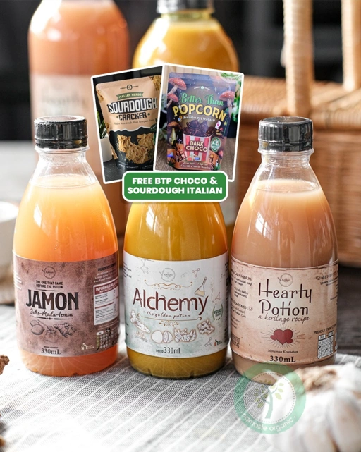 BUNDLING TRIO JAMU 330ML - HEARTY POTION ALCHEMY JAMON 330ML