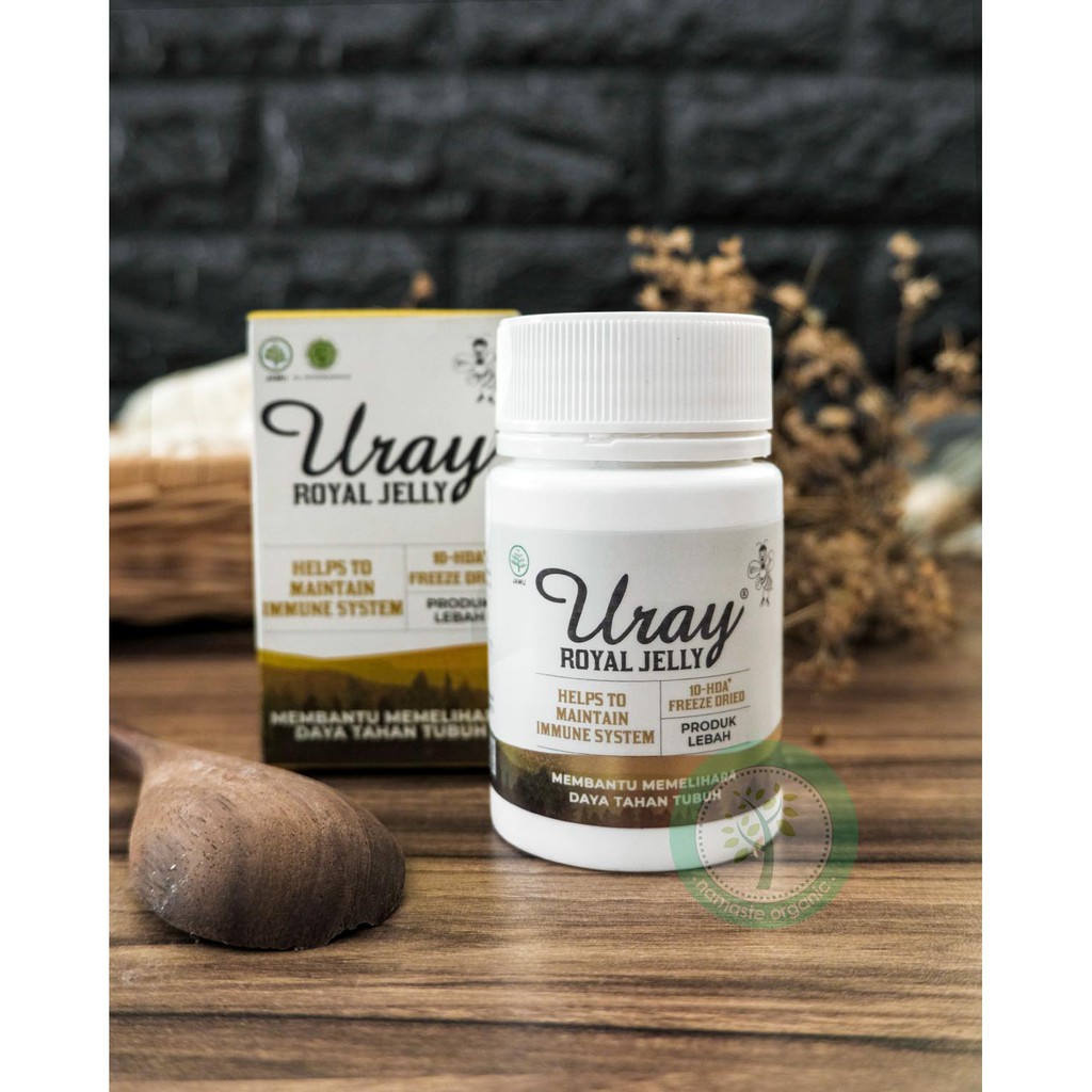 URAY ROYAL JELLY 10-HDA FREEZE DRIED - 30 CAPSULES