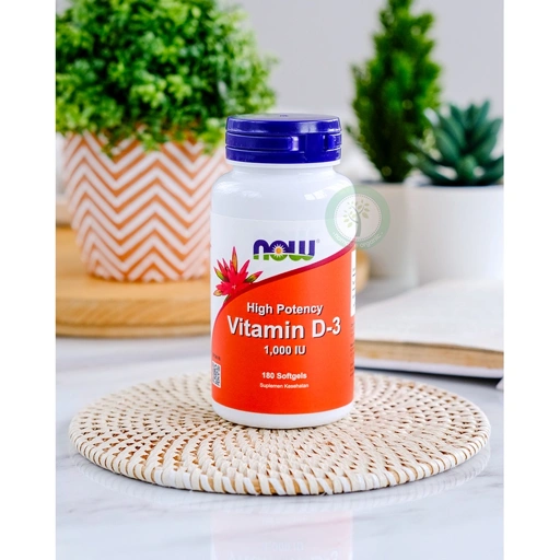 NOW FOODS VITAMIN D3 1000 IU - 180 SOFTGELS