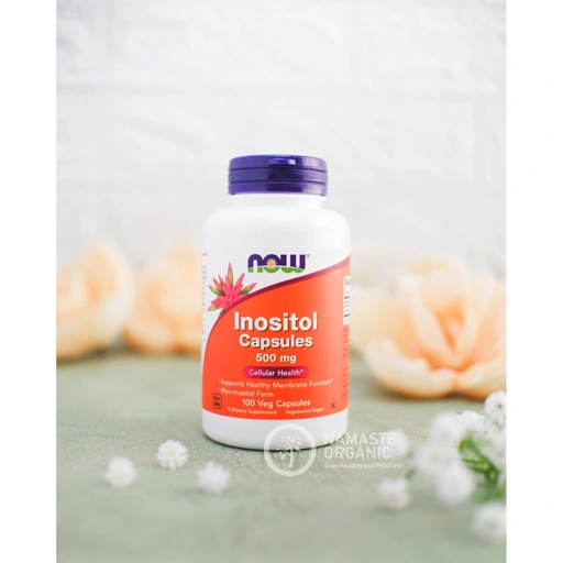 NOW FOODS INOSITOL CAPSULES 500MG - 100 CAPSULES