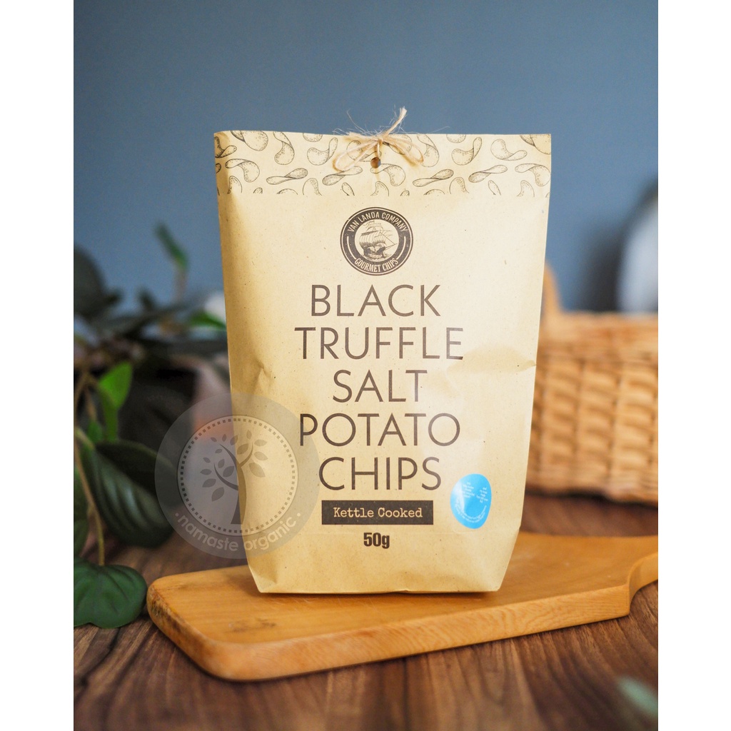 VAN LANDA POTATO CHIPS - BLACK TRUFFLE SALT 50GR