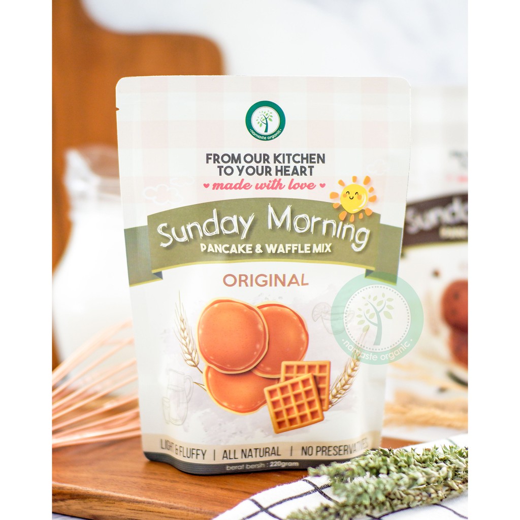 SUNDAY MORNING PANCAKE AND WAFFLE MIX - ORIGINAL 220GR