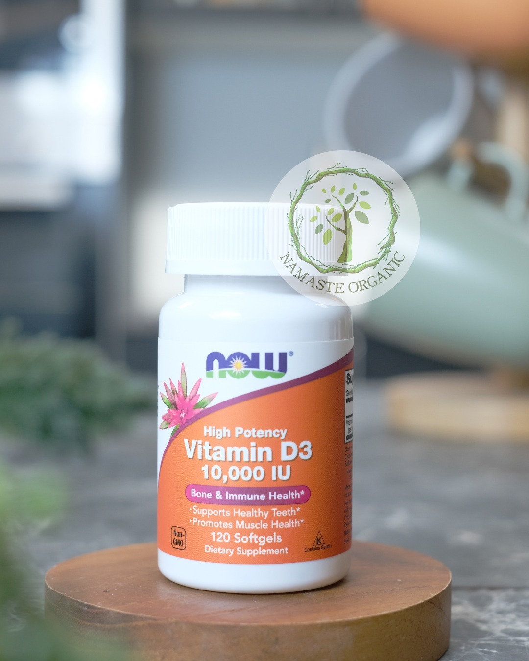 NOW FOODS VITAMIN D3 10.000 IU - 120 SOFTGELS