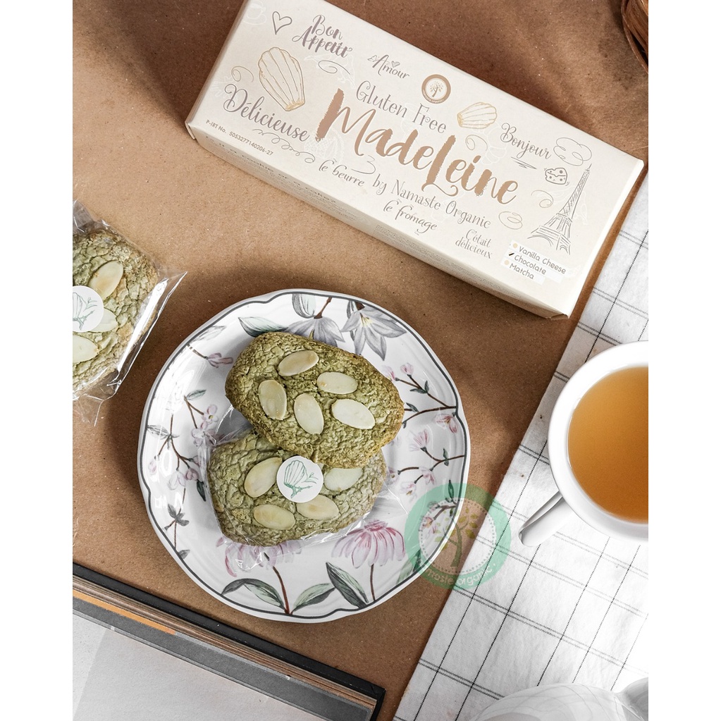 MADELEINE CAKE GLUTEN FREE 6 PCS - MATCHA