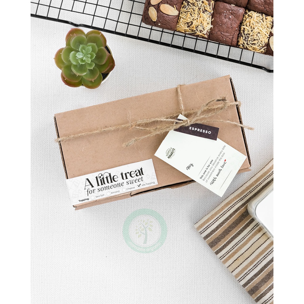 ESPRESSO BROWNIE FUDGE GLUTEN FREE 10X20CM - MIX