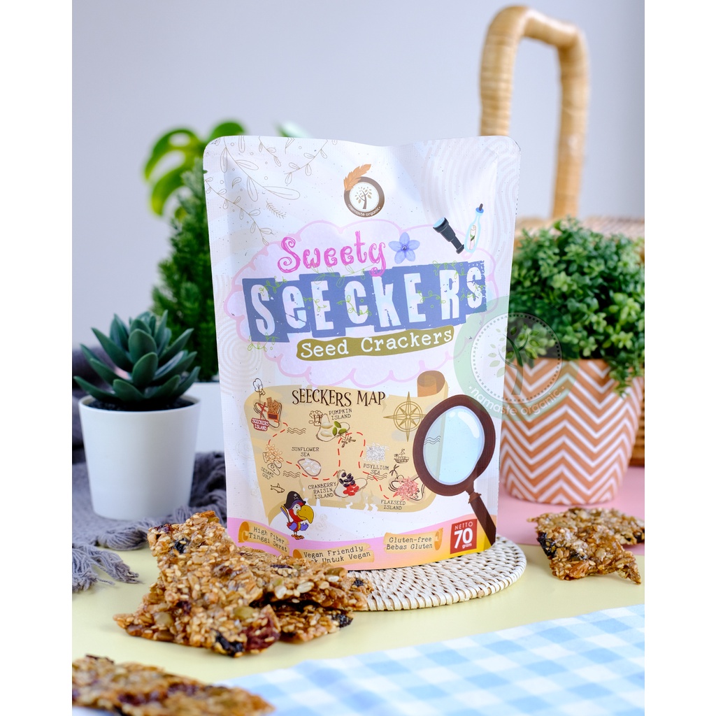 SEECKERS SEED CRACKERS - SWEETY 70GR