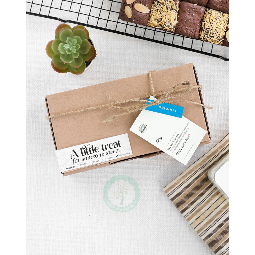 BROWNIE FUDGE GLUTEN FREE 10X20CM - MIX