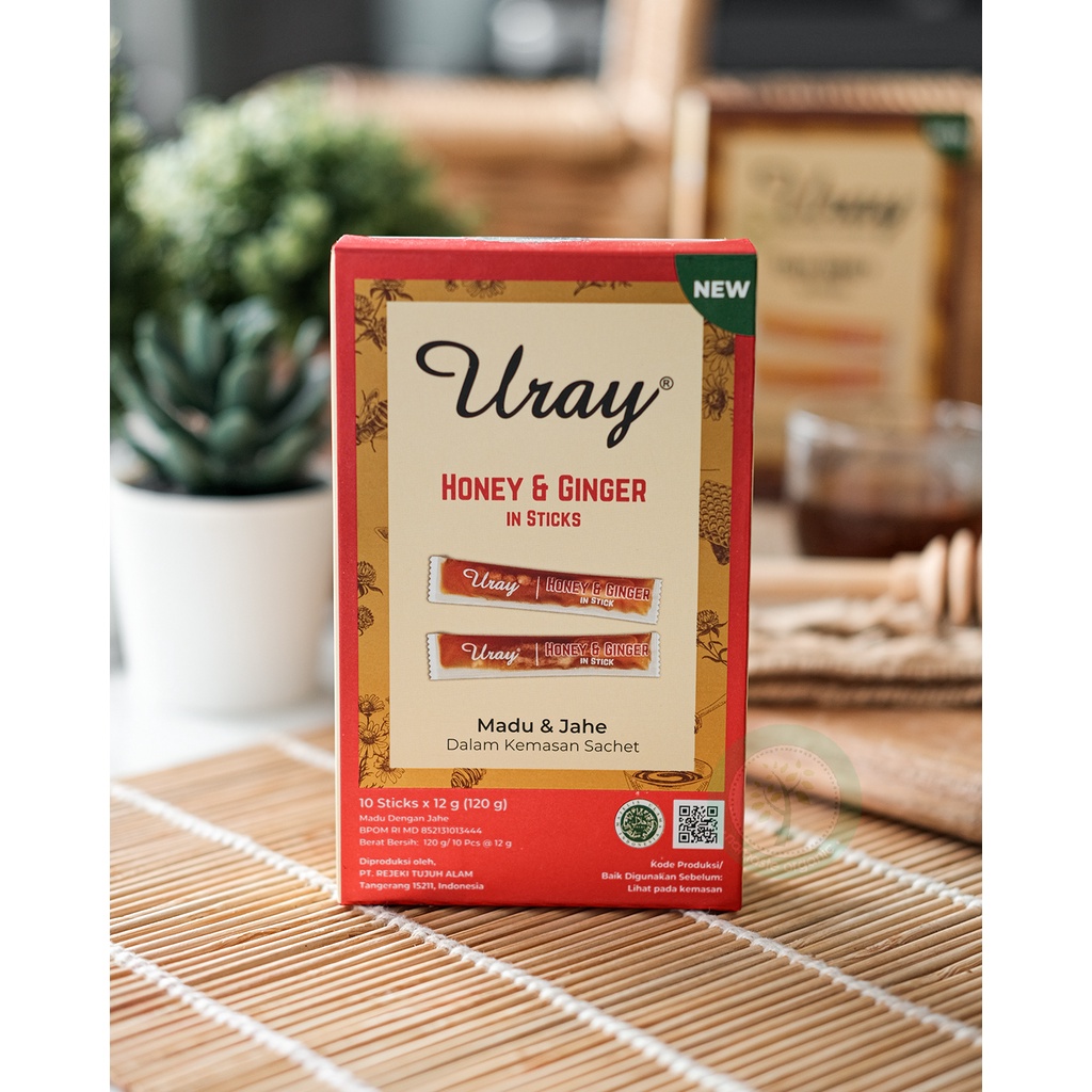 MADU URAY SACHET - HONEY AND GINGER IN STICK 120GR