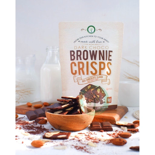 Image of DARK CHOCO BROWNIE CRISPS GLUTEN FREE 90GR