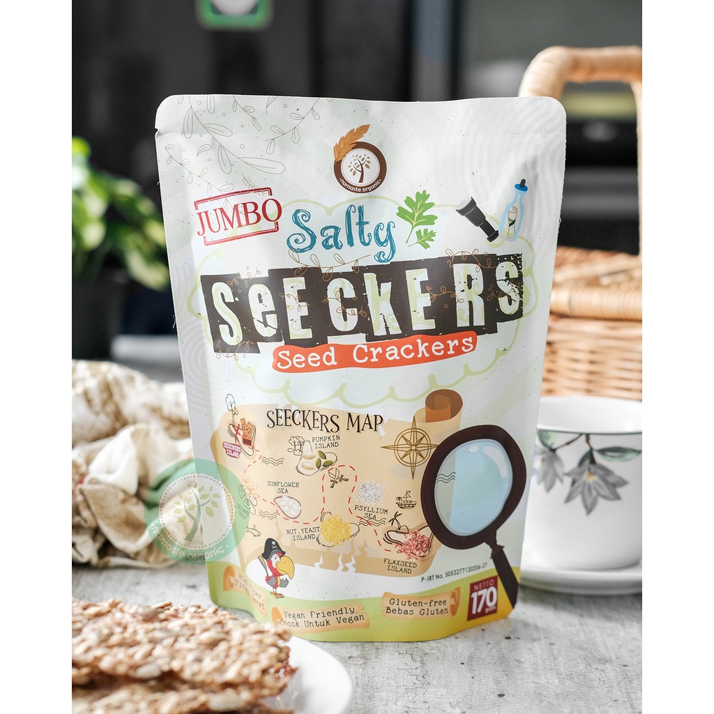 JUMBO SEECKERS SEED CRACKERS - SALTY 170GR