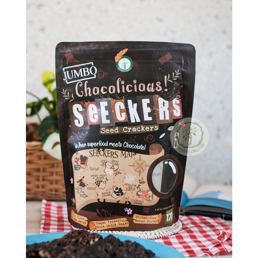 JUMBO SEECKERS SEED CRACKERS - CHOCOLICIOUS 170GR