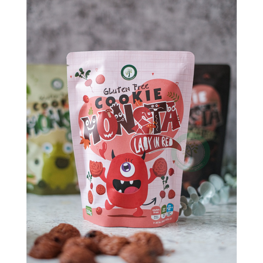 GLUTEN FREE COOKIE MONSTA - LADY IN RED 150GR