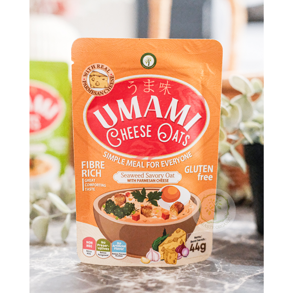 UMAMI CHEESE OATS - SEAWEED SAVORY OAT WITH PARMESAN CHEESE 44GR