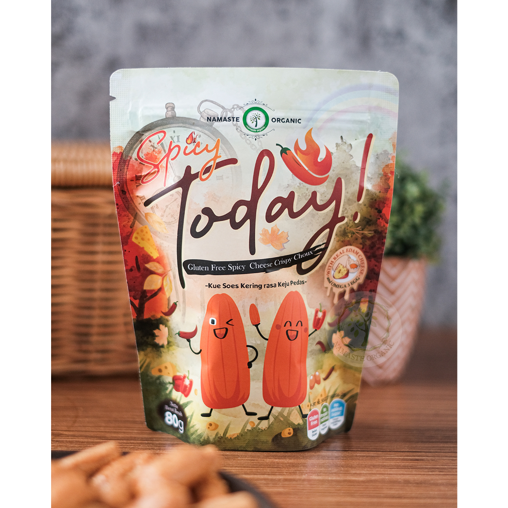 TODAY SPICY - GLUTEN FREE SPICY CHEESE CRISPY CHOUX 80GR