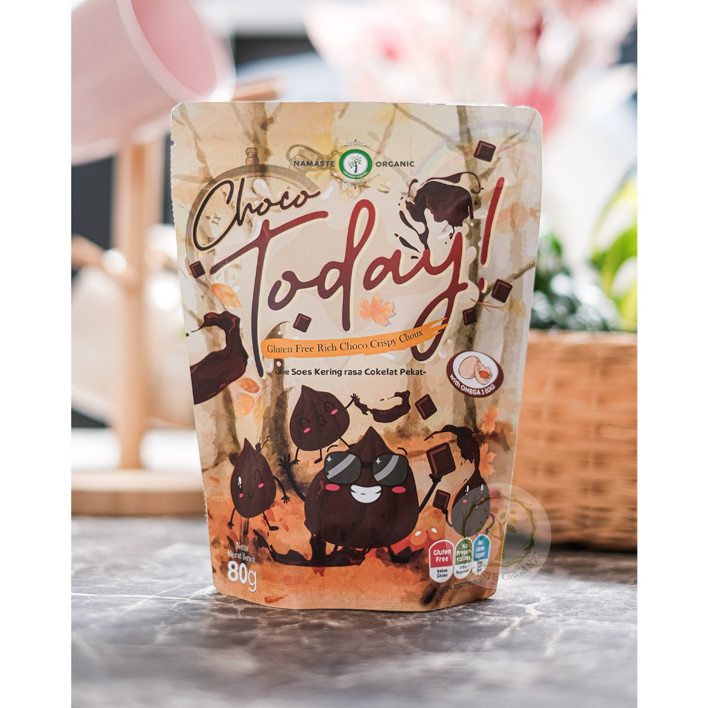 TODAY CHOCO - GLUTEN FREE RICH CHOCO CRISPY CHOUX 80GR