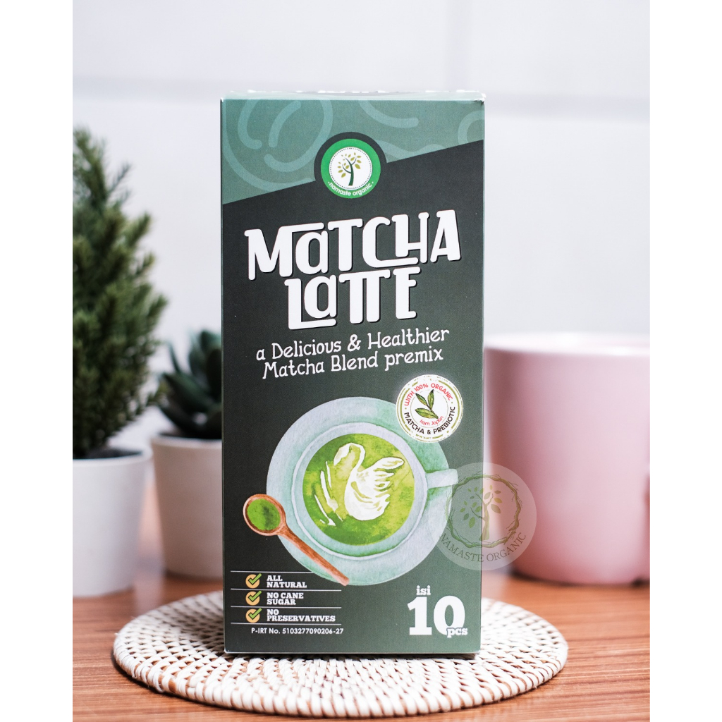 MATCHA LATTE BOX - MATCHA BLEND PREMIX ISI 10 SACHET