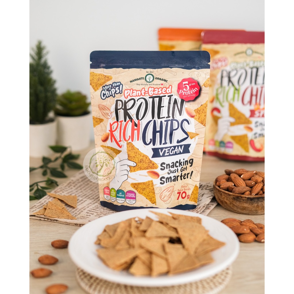 PROTEIN RICH CHIPS - VEGAN ORIGINAL 70GR