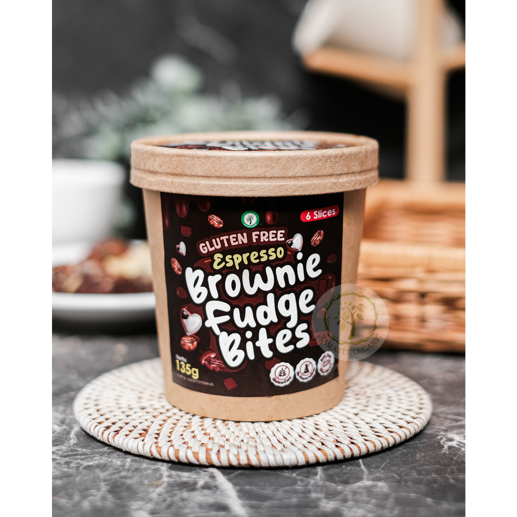 ESPRESSO BROWNIE FUDGE BITES GLUTEN FREE 135GR - ISI 6 SLICES