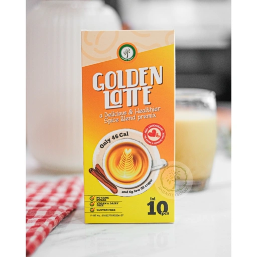 Image of GOLDEN LATTE BOX - SPICE BLEND PREMIX ISI 10 SACHET