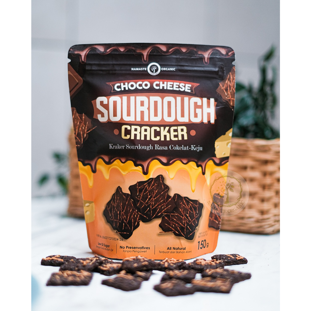 SOURDOUGH CRACKER - CHOCO CHEESE 150GR