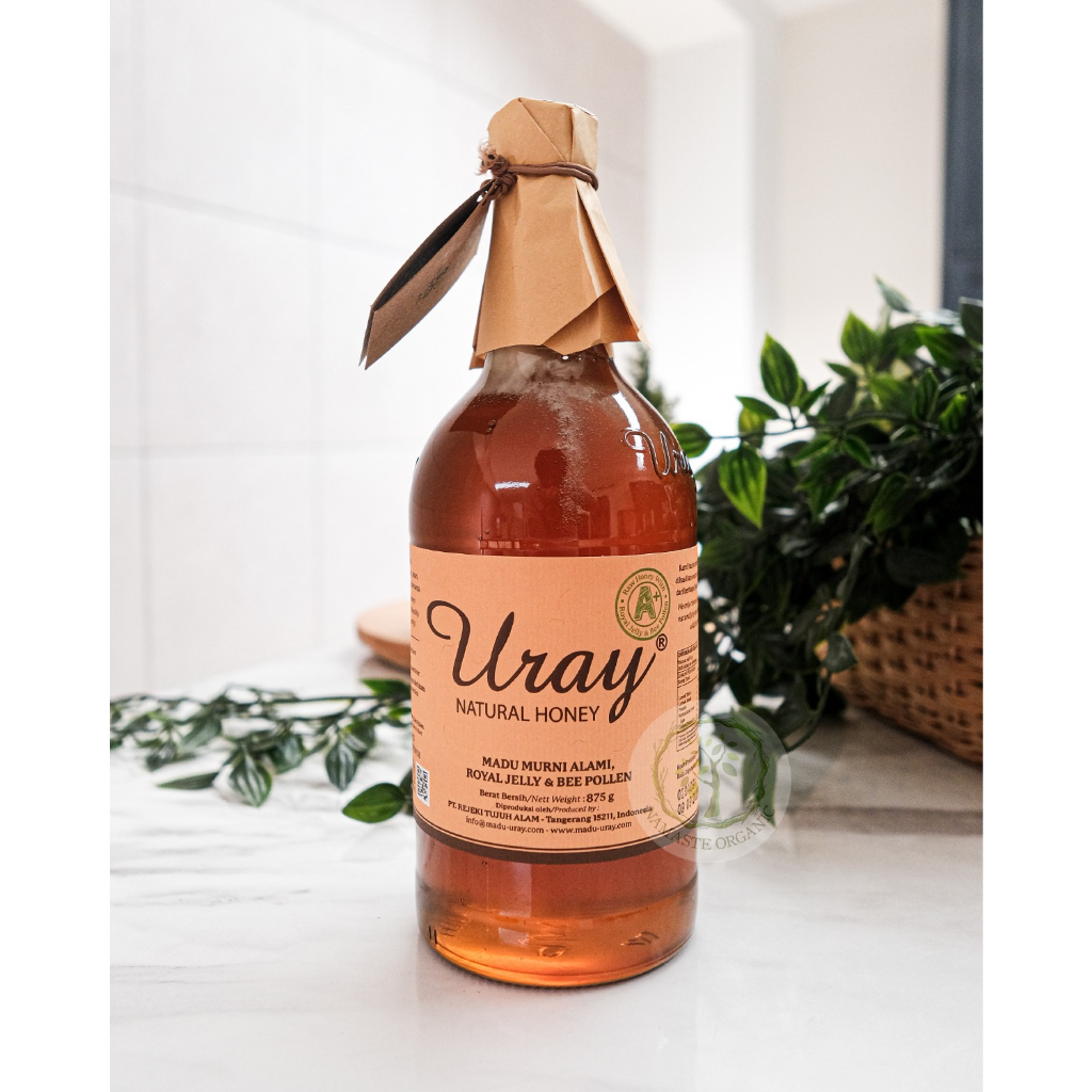 MADU URAY NATURAL HONEY WITH ROYAL JELLY AND BEE POLLEN - 875GR